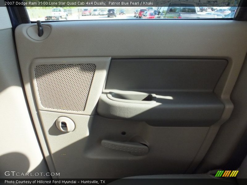 Patriot Blue Pearl / Khaki 2007 Dodge Ram 3500 Lone Star Quad Cab 4x4 Dually