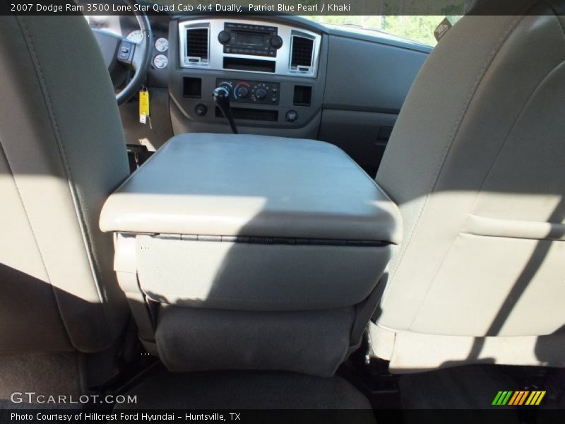 Patriot Blue Pearl / Khaki 2007 Dodge Ram 3500 Lone Star Quad Cab 4x4 Dually