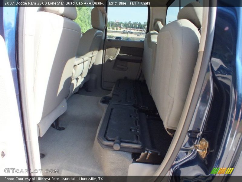 Patriot Blue Pearl / Khaki 2007 Dodge Ram 3500 Lone Star Quad Cab 4x4 Dually