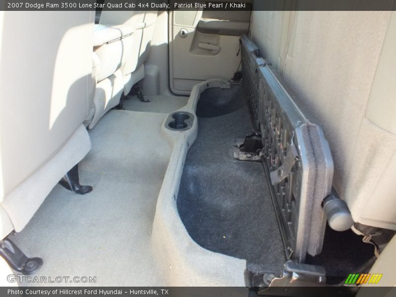 Patriot Blue Pearl / Khaki 2007 Dodge Ram 3500 Lone Star Quad Cab 4x4 Dually