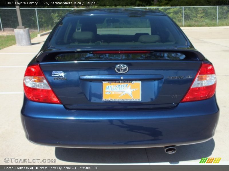 Stratosphere Mica / Taupe 2002 Toyota Camry SE V6