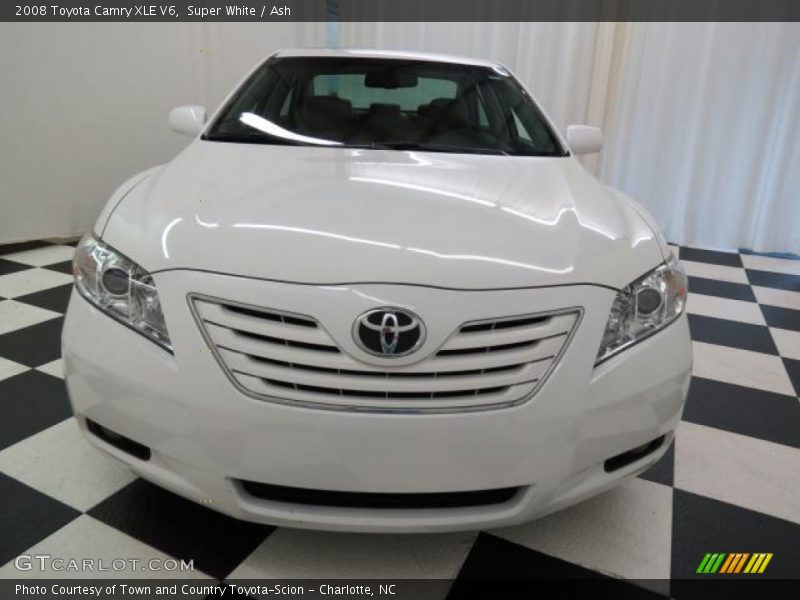 Super White / Ash 2008 Toyota Camry XLE V6
