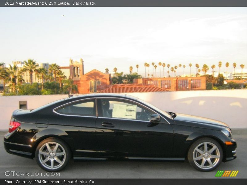 Black / Black 2013 Mercedes-Benz C 250 Coupe