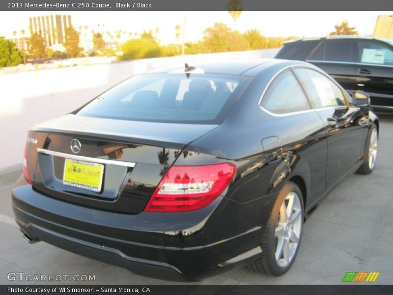 Black / Black 2013 Mercedes-Benz C 250 Coupe