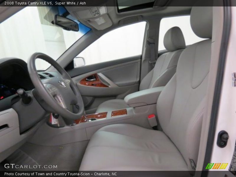 Super White / Ash 2008 Toyota Camry XLE V6