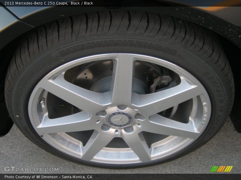 Black / Black 2013 Mercedes-Benz C 250 Coupe