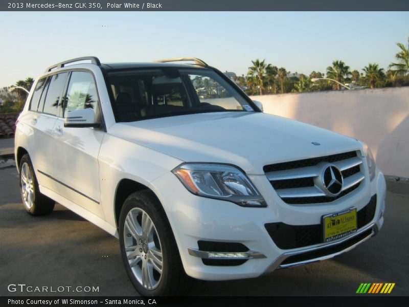Polar White / Black 2013 Mercedes-Benz GLK 350