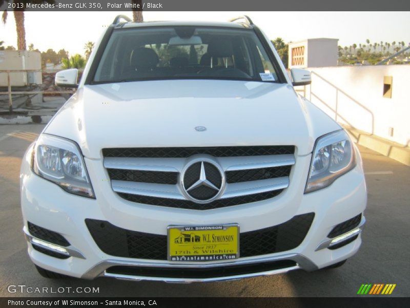 Polar White / Black 2013 Mercedes-Benz GLK 350