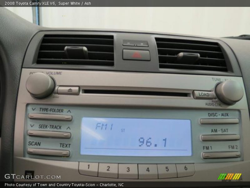 Super White / Ash 2008 Toyota Camry XLE V6