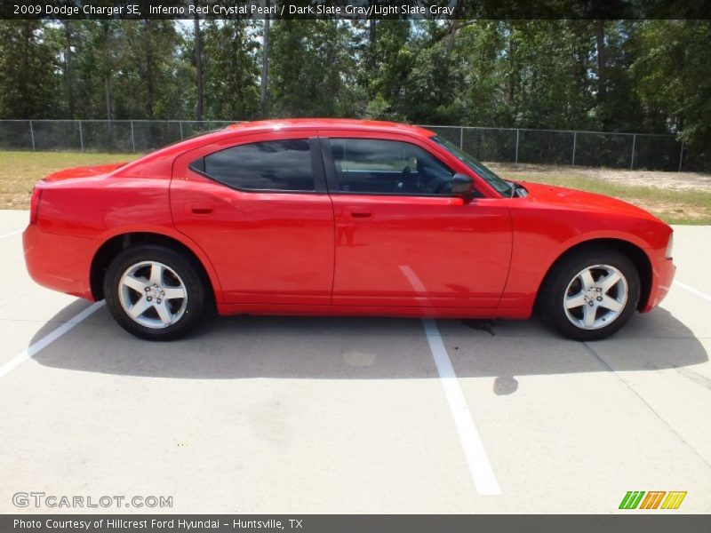 Inferno Red Crystal Pearl / Dark Slate Gray/Light Slate Gray 2009 Dodge Charger SE