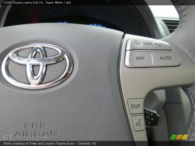 Super White / Ash 2008 Toyota Camry XLE V6
