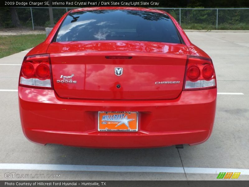 Inferno Red Crystal Pearl / Dark Slate Gray/Light Slate Gray 2009 Dodge Charger SE