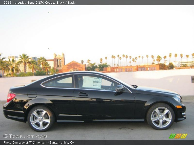 Black / Black 2013 Mercedes-Benz C 250 Coupe