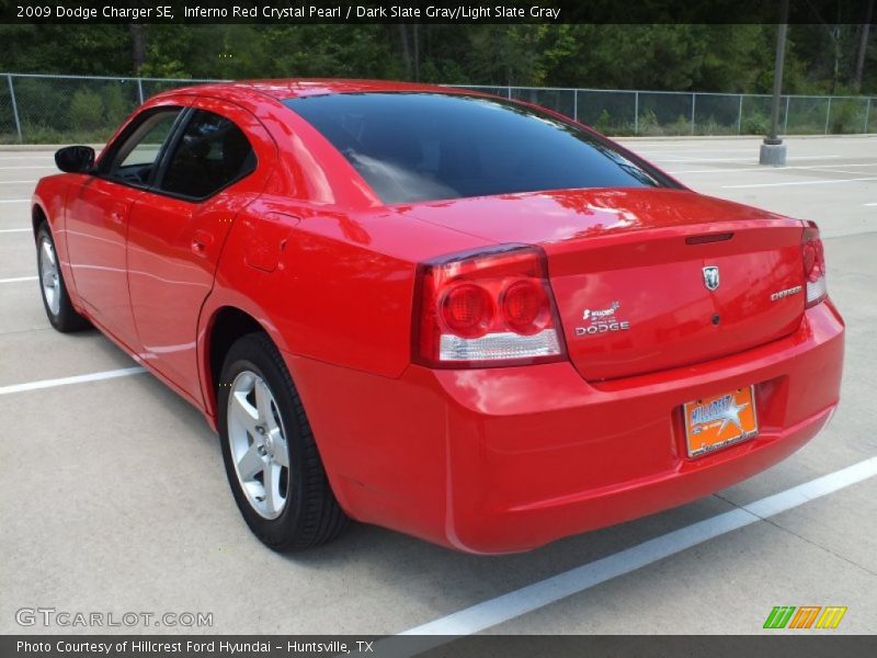 Inferno Red Crystal Pearl / Dark Slate Gray/Light Slate Gray 2009 Dodge Charger SE