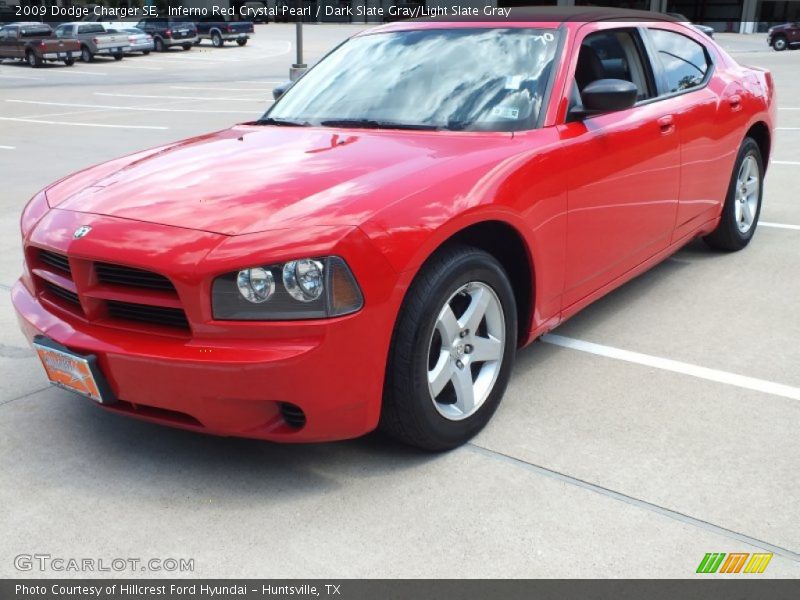 Inferno Red Crystal Pearl / Dark Slate Gray/Light Slate Gray 2009 Dodge Charger SE
