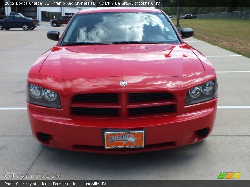 Inferno Red Crystal Pearl / Dark Slate Gray/Light Slate Gray 2009 Dodge Charger SE