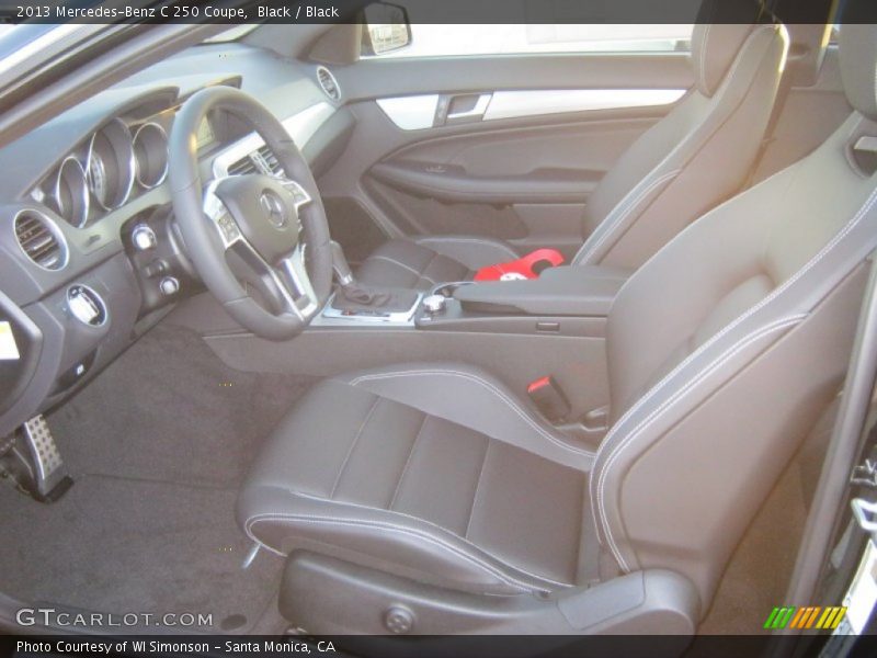 Black / Black 2013 Mercedes-Benz C 250 Coupe