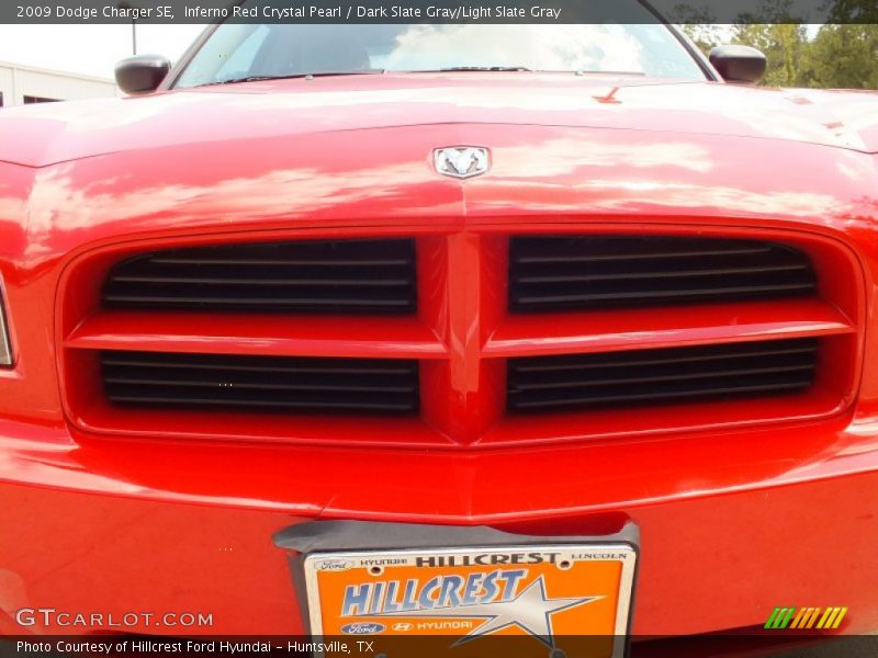 Inferno Red Crystal Pearl / Dark Slate Gray/Light Slate Gray 2009 Dodge Charger SE