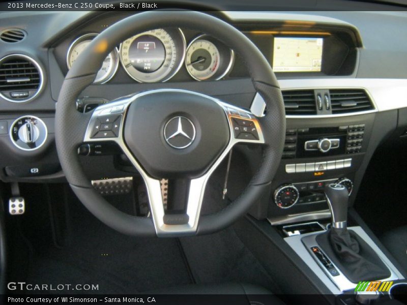 Black / Black 2013 Mercedes-Benz C 250 Coupe