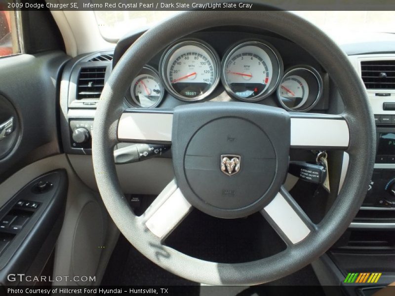 Inferno Red Crystal Pearl / Dark Slate Gray/Light Slate Gray 2009 Dodge Charger SE