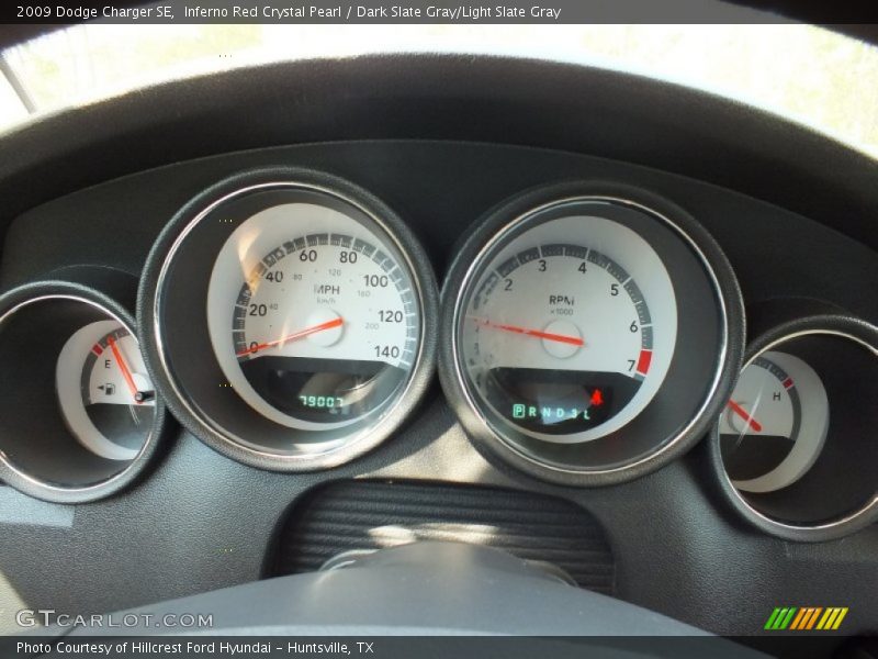 Inferno Red Crystal Pearl / Dark Slate Gray/Light Slate Gray 2009 Dodge Charger SE