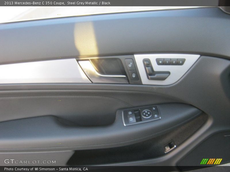 Steel Grey Metallic / Black 2013 Mercedes-Benz C 350 Coupe
