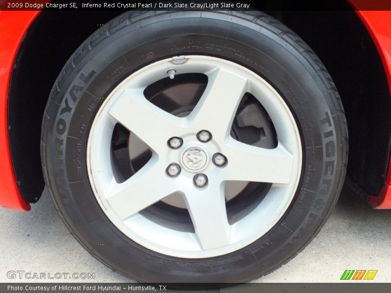 Inferno Red Crystal Pearl / Dark Slate Gray/Light Slate Gray 2009 Dodge Charger SE
