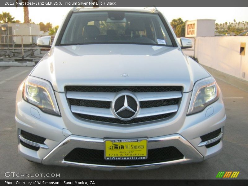 Iridium Silver Metallic / Black 2013 Mercedes-Benz GLK 350
