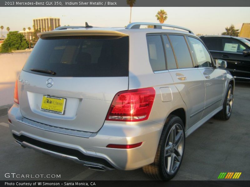 Iridium Silver Metallic / Black 2013 Mercedes-Benz GLK 350