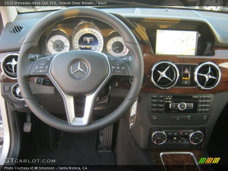 Iridium Silver Metallic / Black 2013 Mercedes-Benz GLK 350