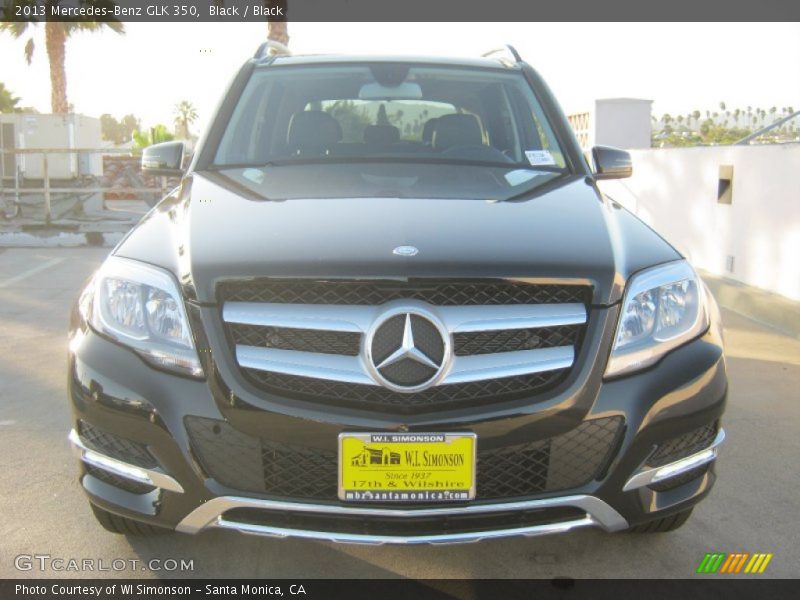 Black / Black 2013 Mercedes-Benz GLK 350
