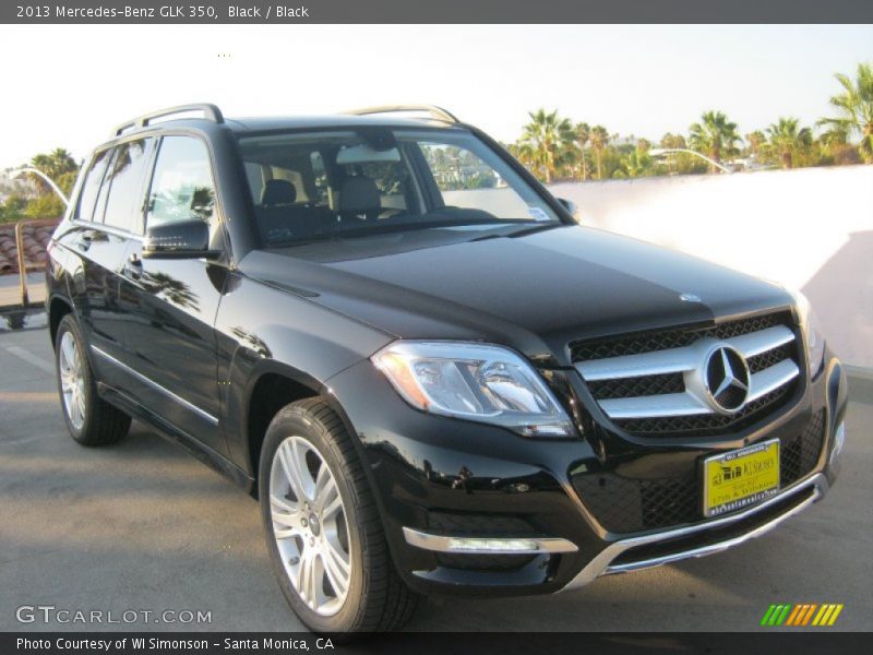 Black / Black 2013 Mercedes-Benz GLK 350
