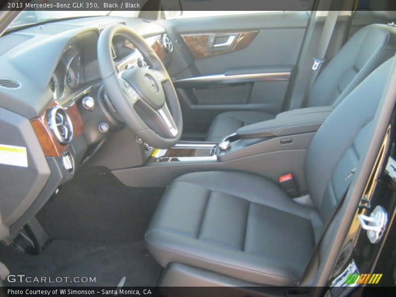 Black / Black 2013 Mercedes-Benz GLK 350