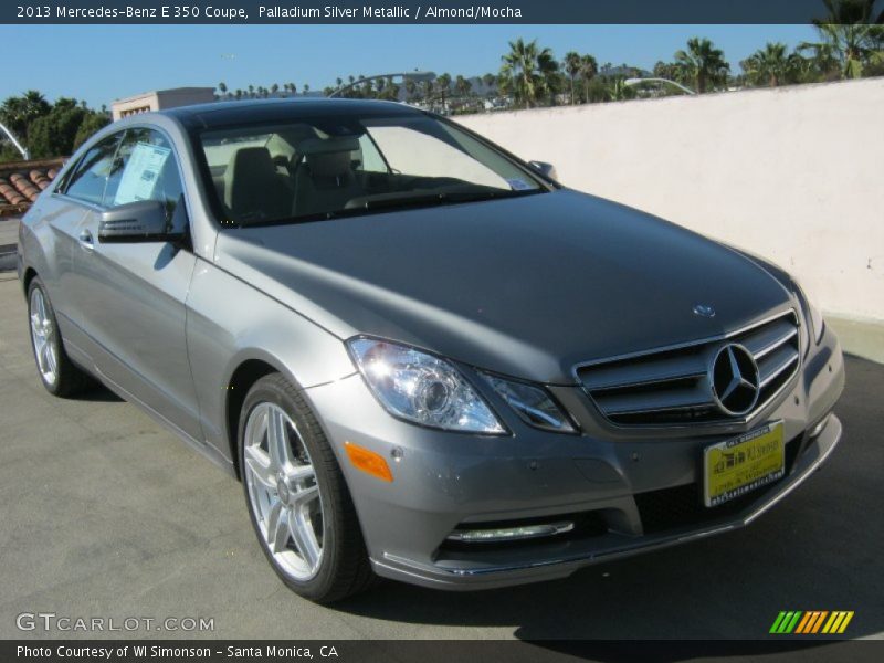 Palladium Silver Metallic / Almond/Mocha 2013 Mercedes-Benz E 350 Coupe