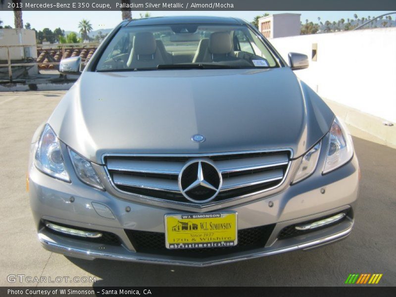 Palladium Silver Metallic / Almond/Mocha 2013 Mercedes-Benz E 350 Coupe