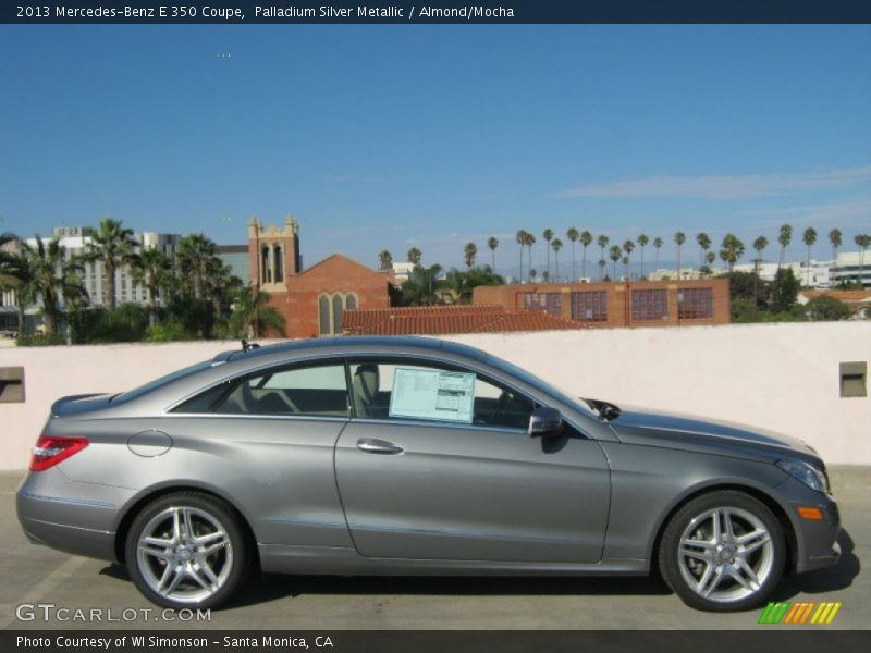 Palladium Silver Metallic / Almond/Mocha 2013 Mercedes-Benz E 350 Coupe