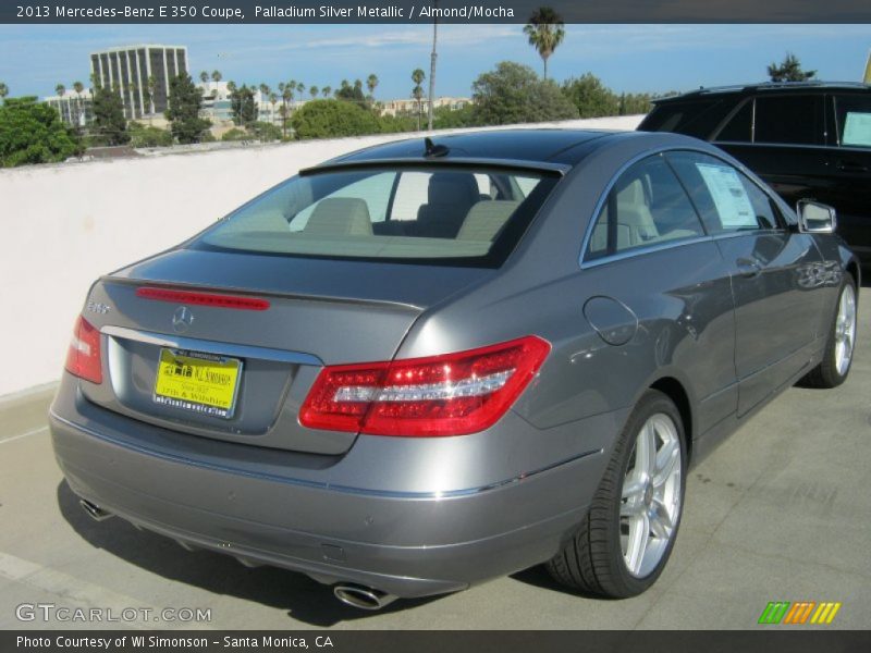 Palladium Silver Metallic / Almond/Mocha 2013 Mercedes-Benz E 350 Coupe