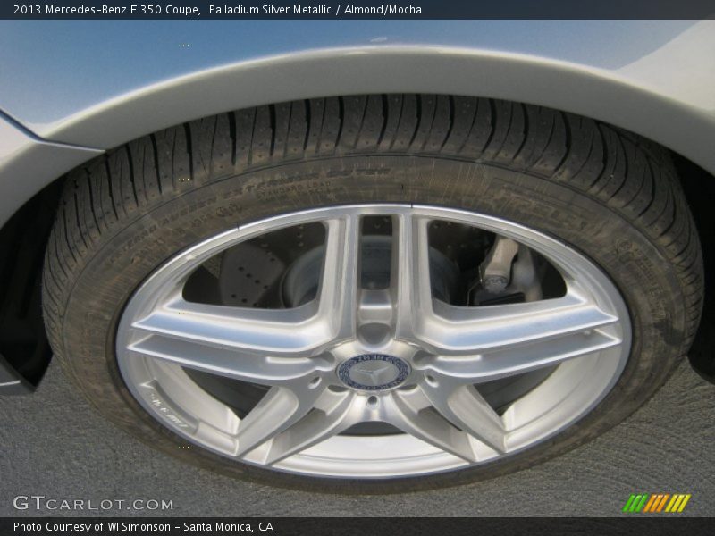 Palladium Silver Metallic / Almond/Mocha 2013 Mercedes-Benz E 350 Coupe