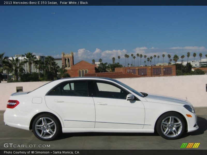 Polar White / Black 2013 Mercedes-Benz E 350 Sedan