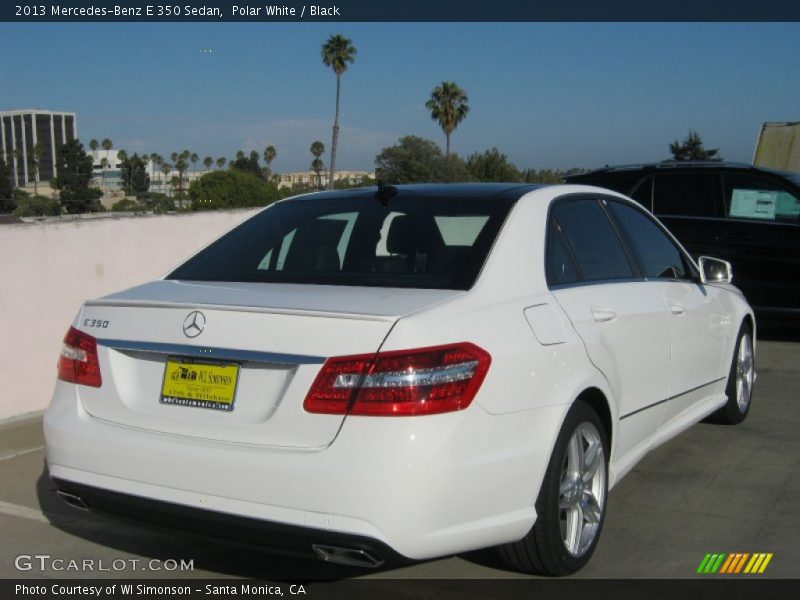 Polar White / Black 2013 Mercedes-Benz E 350 Sedan