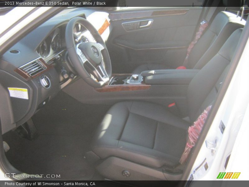Polar White / Black 2013 Mercedes-Benz E 350 Sedan