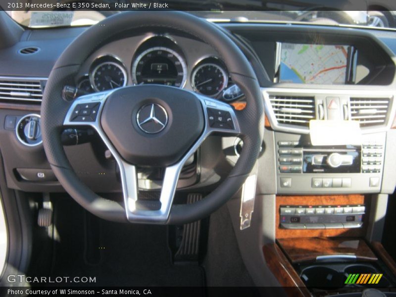 Polar White / Black 2013 Mercedes-Benz E 350 Sedan