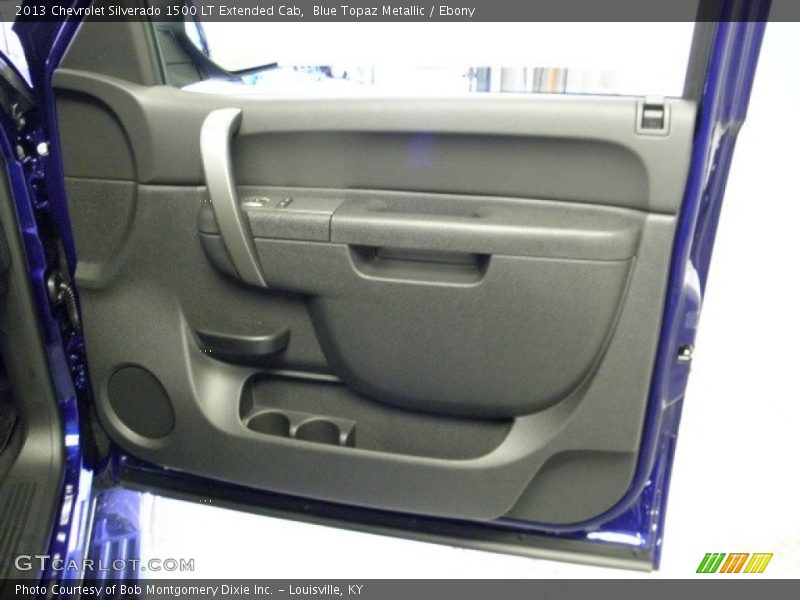 Blue Topaz Metallic / Ebony 2013 Chevrolet Silverado 1500 LT Extended Cab