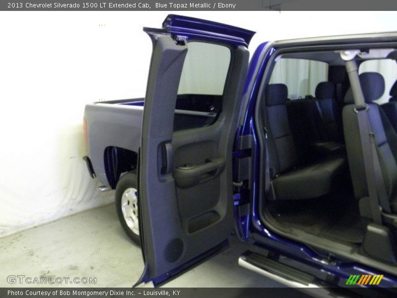 Blue Topaz Metallic / Ebony 2013 Chevrolet Silverado 1500 LT Extended Cab