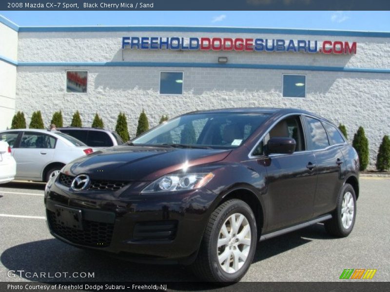 Black Cherry Mica / Sand 2008 Mazda CX-7 Sport