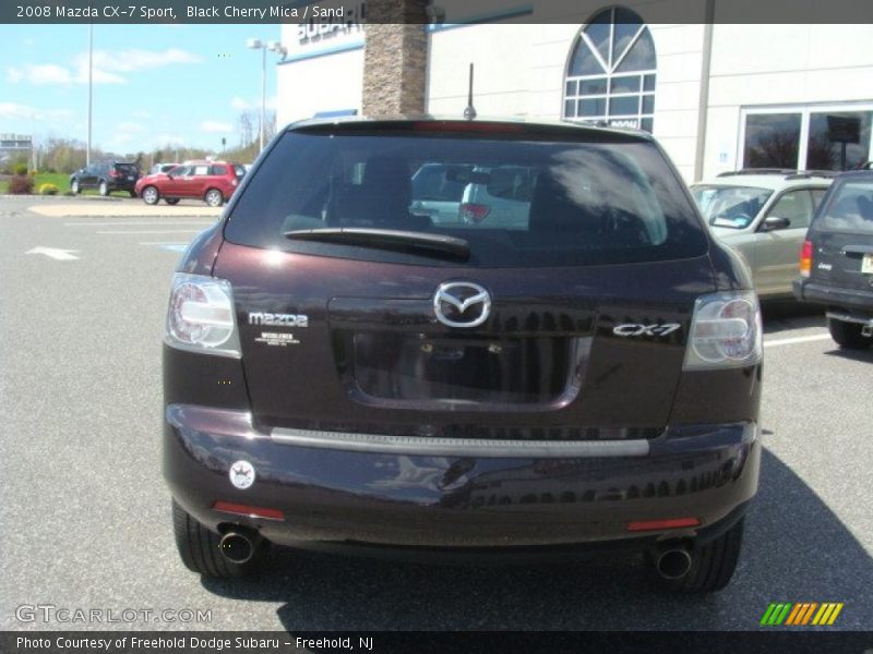 Black Cherry Mica / Sand 2008 Mazda CX-7 Sport