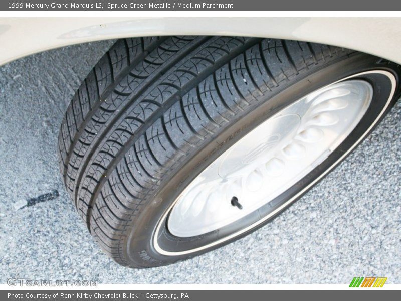 Spruce Green Metallic / Medium Parchment 1999 Mercury Grand Marquis LS