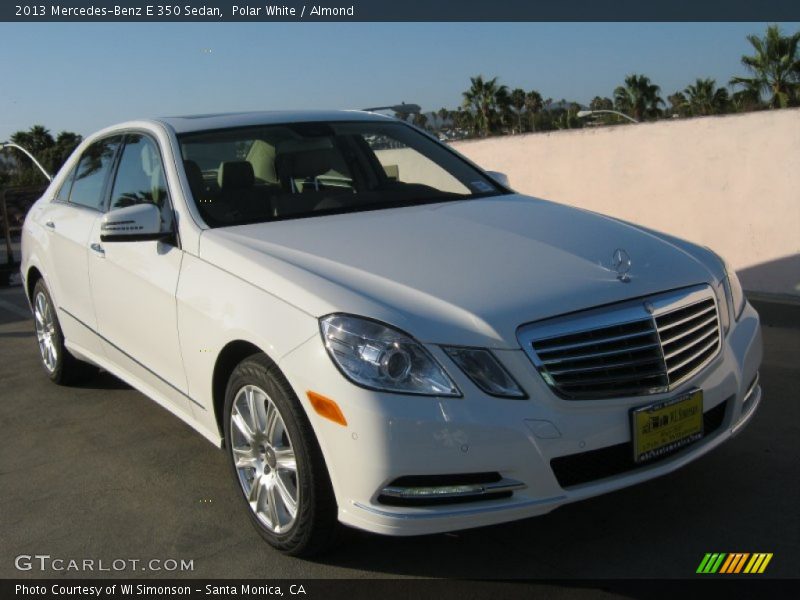 Polar White / Almond 2013 Mercedes-Benz E 350 Sedan