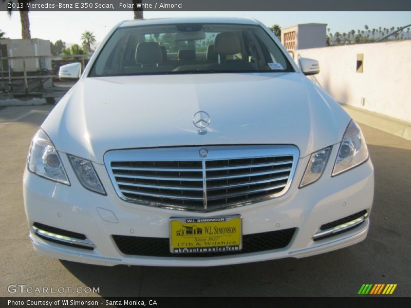Polar White / Almond 2013 Mercedes-Benz E 350 Sedan