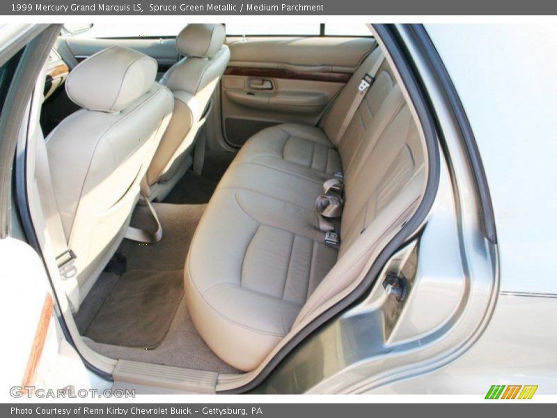 Spruce Green Metallic / Medium Parchment 1999 Mercury Grand Marquis LS
